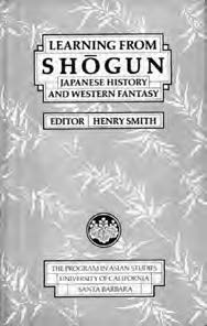 book cover for learning from shogun: japanese history and western fantasy 