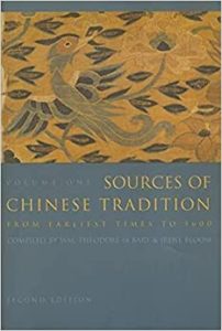 book cover for the sources of chinese tradition