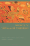 Book cover of "Sources of Vietnamese Tradition."