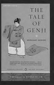 book cover for the tale of genji