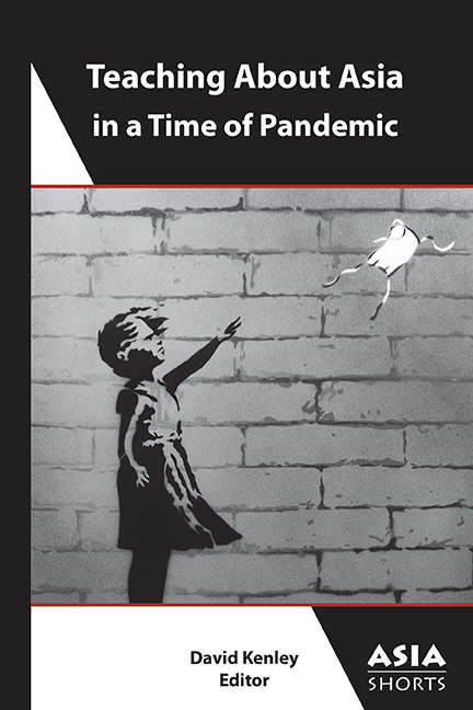 book cover for teaching about asia in a time of pandemic