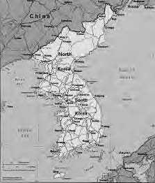 map of korea