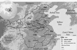map of china fifth century BCE