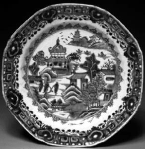 a plate with elaborate designs