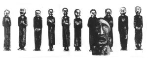 Image of some Spirits of the Dead wearing black