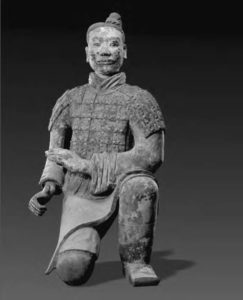 kneeling terracotta soldier