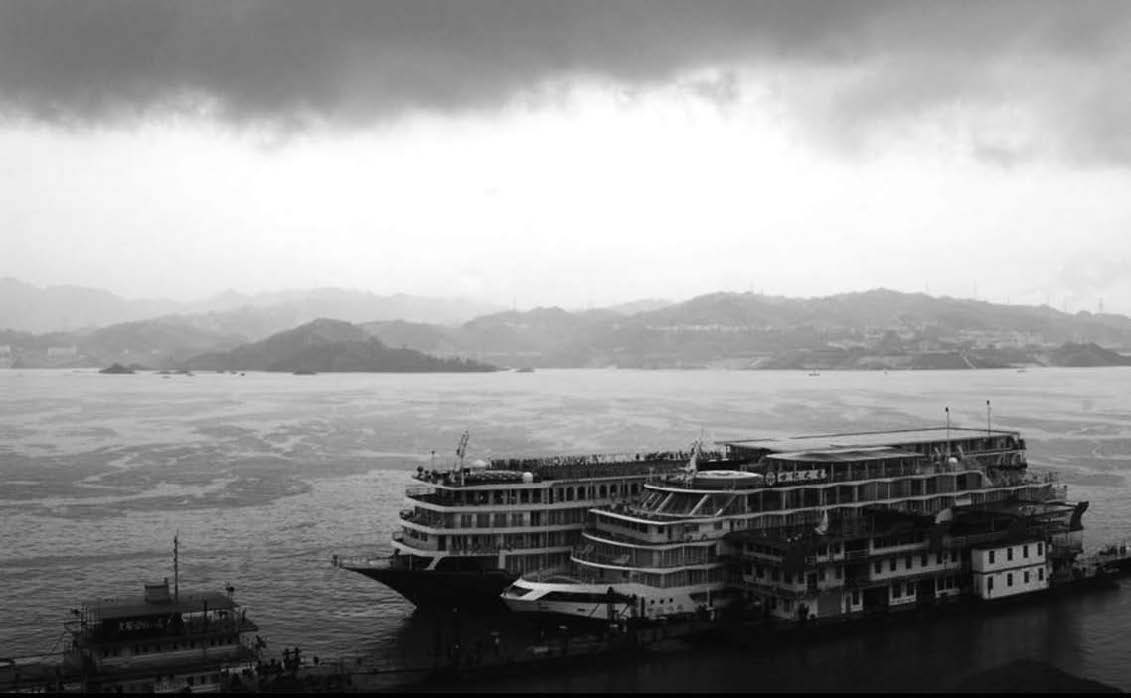 Ships on the Yangtze River.