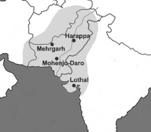 map of indus valley civilization