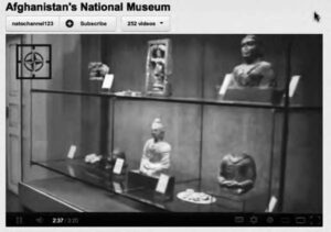 a photo of afghanistan's national museum web page