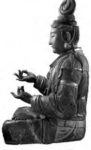 photo of a sitting statue