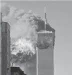 Image of a building with strong smoke